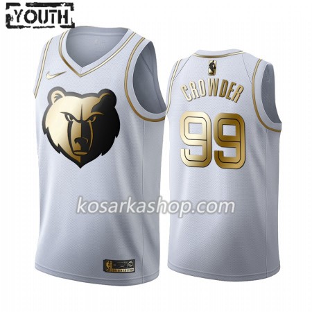 Dres Memphis Grizzlies Jae Crowder 99 Nike 2019-20 Bijela Golden Edition Swingman - Dječji